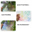 4pcs Window Stickers Colorful Window Decals Electrostatic Stickers 8