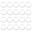 100St Duidelijke Plastic Muntkoffers Muntcapsules 1