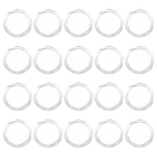 100St Duidelijke Plastic Muntkoffers Muntcapsules