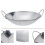 Raindrops Stainless Steel Deep Pan Wok Pan Silver 2pcs 3