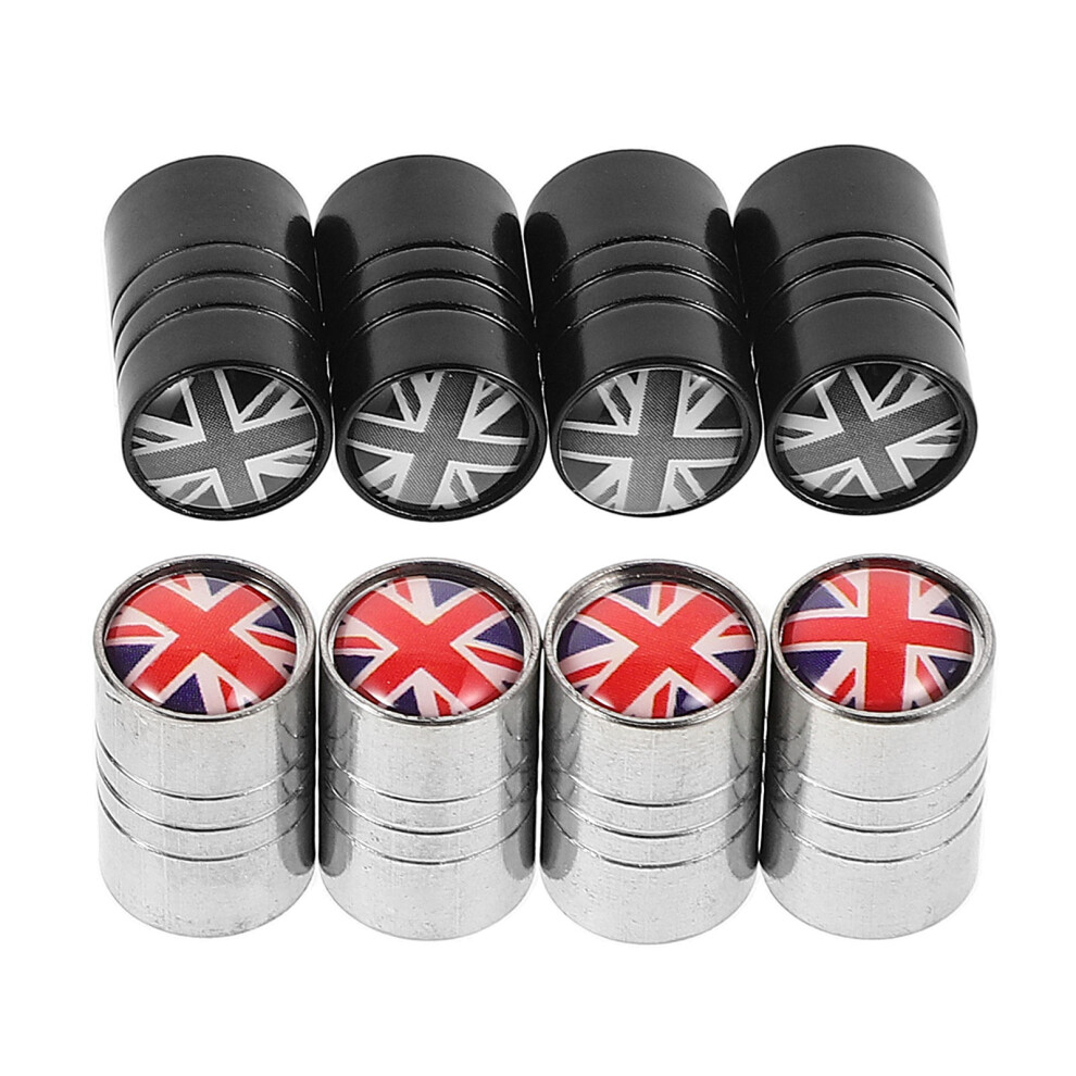 Tire Valve Stem Cap Cover Aluminum Alloy Assorted Color 8Pcs 3163702884594