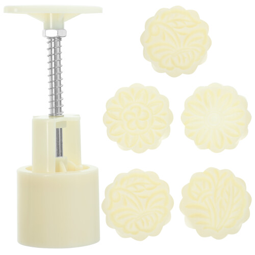 Moon Cake Maker Round Diy Home Kitchen 1 Set