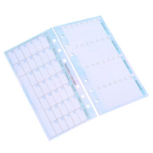 Calendar Planner Monthly Planner Refill Blue 14 Sheets