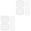 Set Of 2 Storage Boxes With Lids Ear Plug Case Portable Carrying 3
