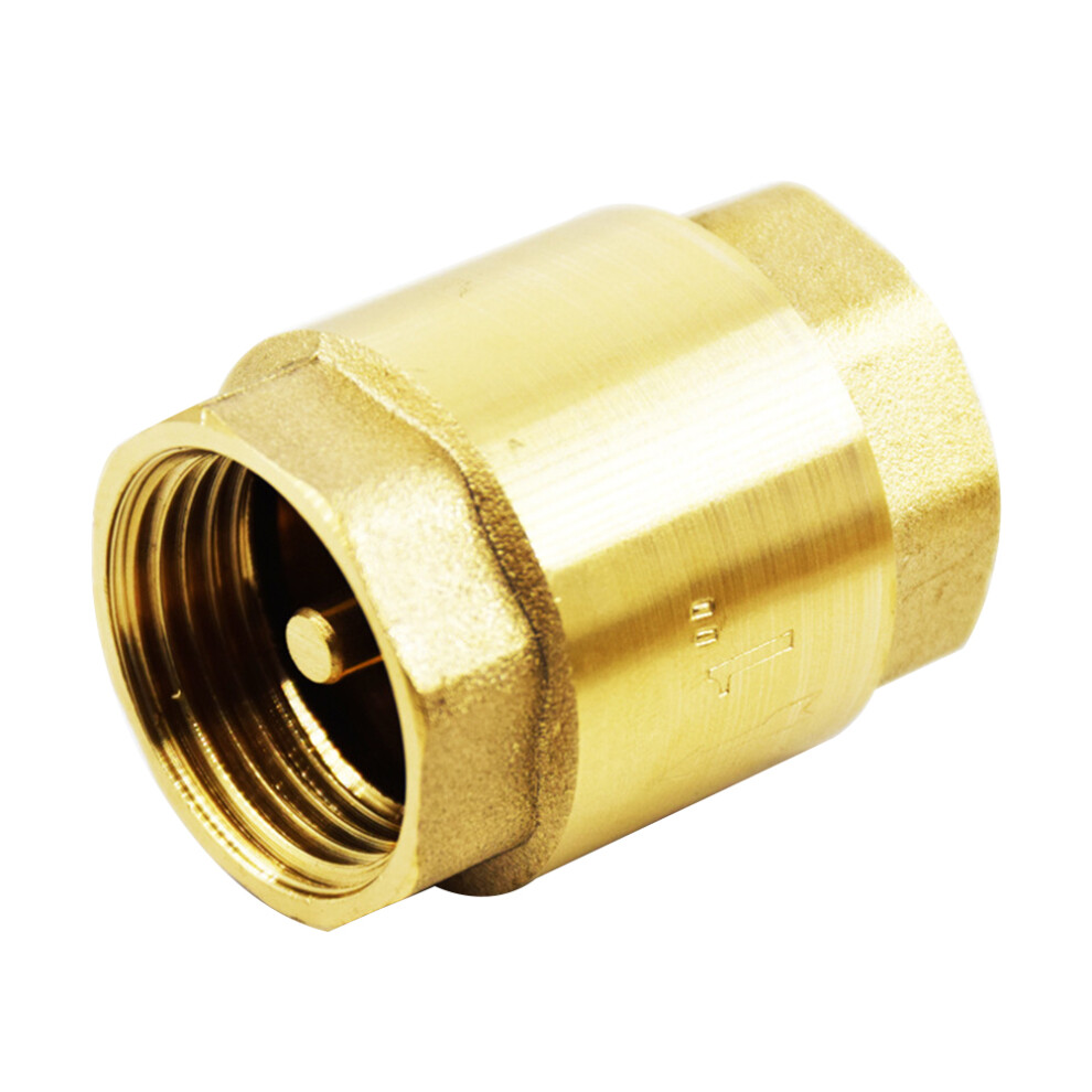 All Copper Check Valve Backflow Preventer Brass Fittings Anti For Fuel 3163902406343