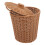 Baskets With Lids Brown Plastic Wicker 1pcs For Multi-Use 5