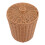 Baskets With Lids Brown Plastic Wicker 1pcs For Multi-Use 4