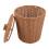 Baskets With Lids Brown Plastic Wicker 1pcs For Multi-Use 1