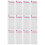 Cash Saving Binder Paper 12pcs A6 Budget Sheets 9