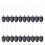 Pp Plastic Dessert Serving Spoons Multi Color 80pcs 11