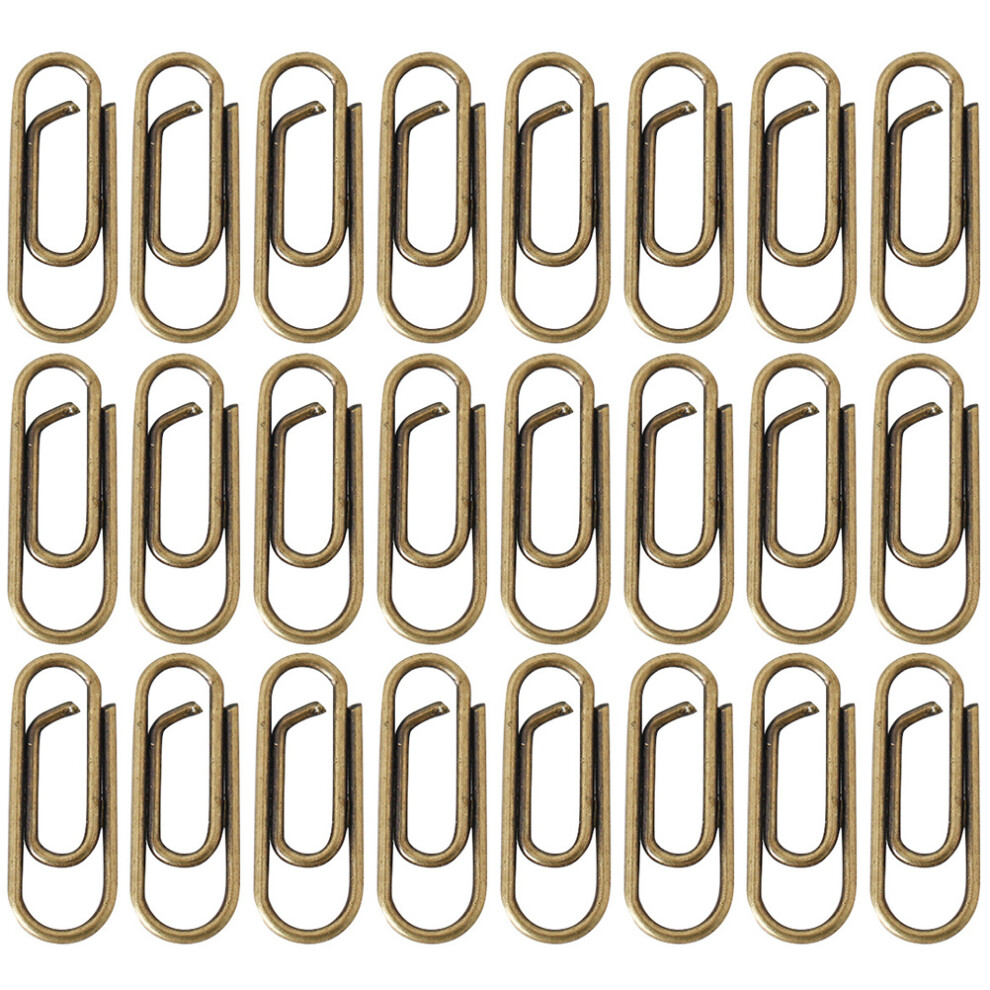 Photos - Other Office Equipment 100Pcs Golden Metal Paper Clips Strong Clamps for Office School Use