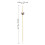 Bamboo Snacks Picks Bamboo Cocktail Sticks Gold 100pcs 2