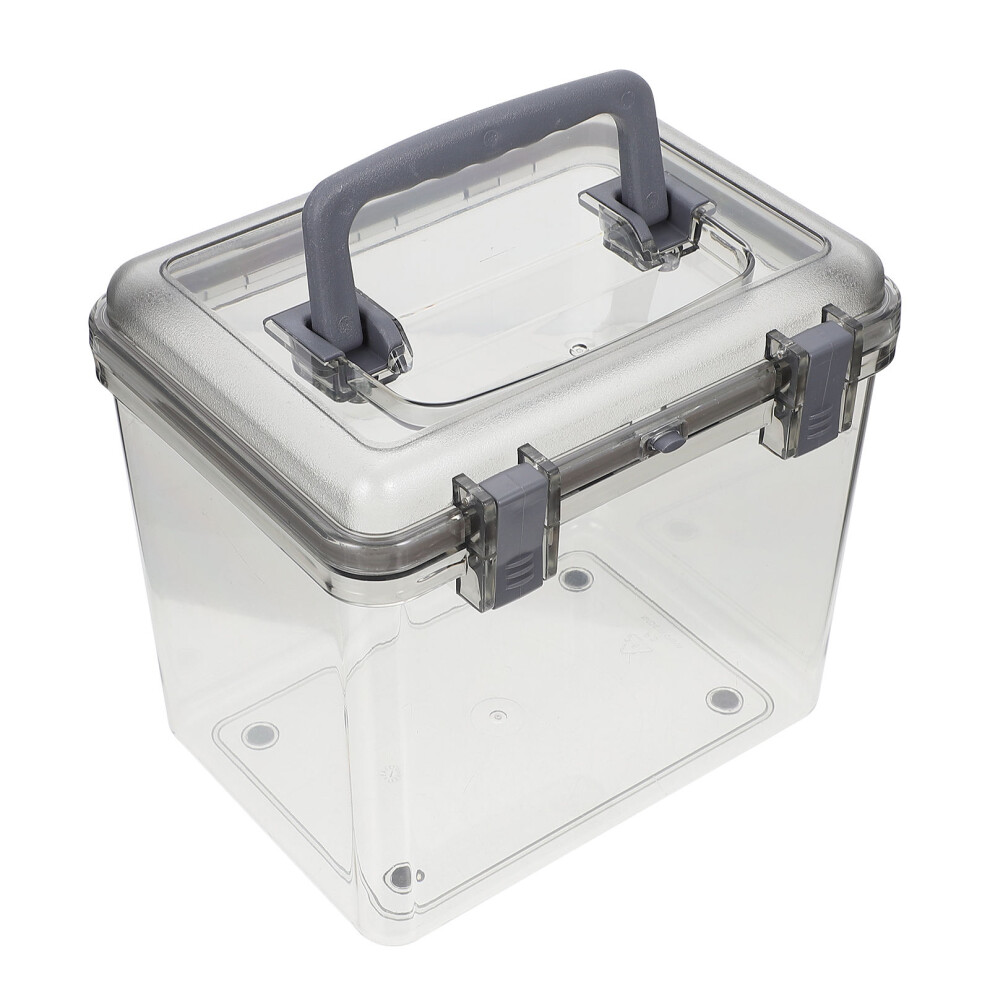 Outdoor Sports Storage Box Light Grey 1pcs 7.9x7.3x6.1in-image-OPC-PK8KHPW-NEW