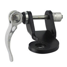 universal bike trailer coupler steel hitch with 2 quick release rods black