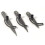 Professional Metal Compass Silver 1set 9