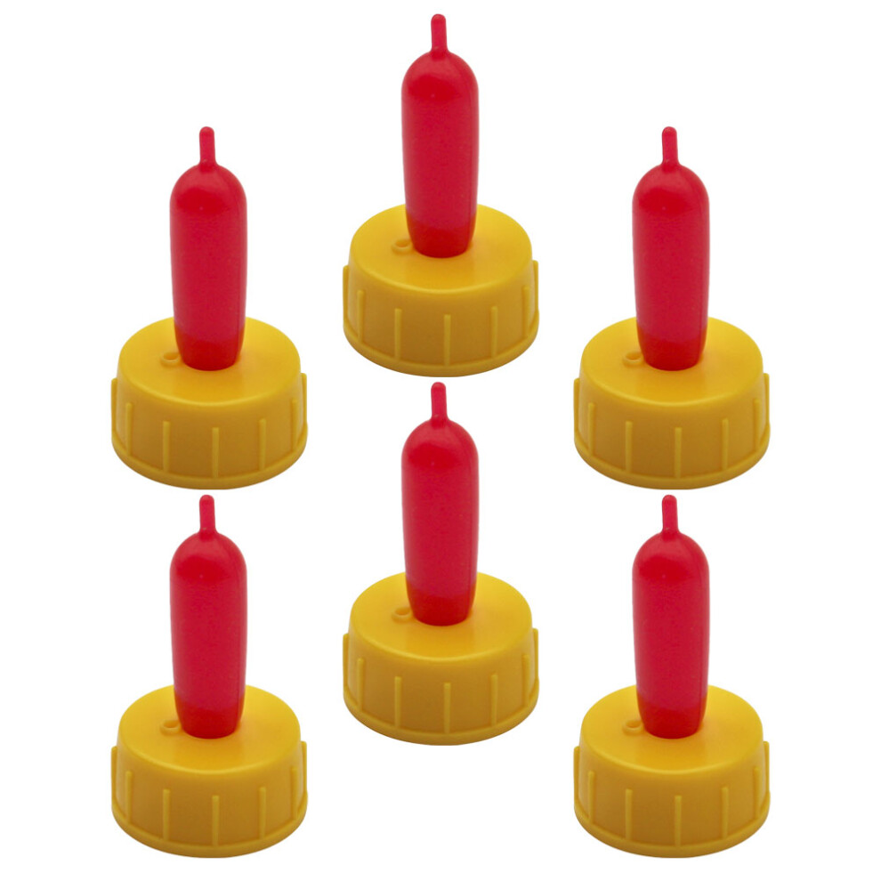 6Pcs Milk Bottle Nipples For Young Livestock Sheep Goat Feeding Vaguelly