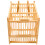 Lovebird Cage Double Layer Orange Bamboo 1pcs 7