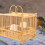 Lovebird Cage Double Layer Orange Bamboo 1pcs 6