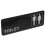 Funny Bathroom Signs Bathroom Sign Black Plastic 1pack 7
