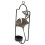 2 Pack Candle Holder Wall Mounted Clear Hanging Fresh Color Sconce 3