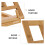 Multi-Function Pen Holder Bookshelves Music Stand 7