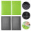 Bubble Bag Black Pe 20pcs 17x11in 6