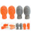 2 Pairs Drum Mute Pads Practice Drumming Accessories Drumstick Covers 9