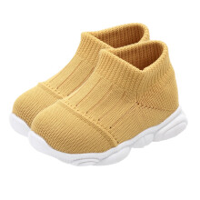 Soft Baby Shoes Baby Prewalkers Yellow Pvc 1 Pair 4.5 In