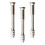 Silver Manual Mini Hand Drill For Home Use 3pcs 4
