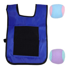 Blue Sticky Ball Vest Made Of Nylon For Outdoor Sports And Games