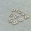 36 Pcs Wooden Alphanumeric Stickers Slices Decoration Accessories 10
