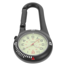 Fluorescent Dial Backpack Buckle Work Watch Clip On Accessory Quartz