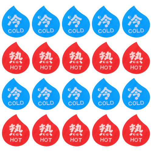10 Pairs Assorted Color Acrylic Water Label For Home Use