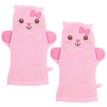 4 Count Exfoliating Gloves For Bath Baby Wash Mitt Bathing Washcloths