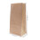 100 Pcs Kraft Paper Takeaway Bag Square Bottom Packaging Container 1