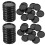 Hongchegh 44pcs Black Binding Ring Discs For Diy Notebooks Planners 4