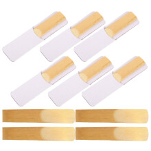 10 Pcs Traditional Clarinet Reeds Retro Flute Stand For Player