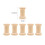 10 Pcs Wood Reels Thread Holders For Spools Of Empty Threading Yarn 3