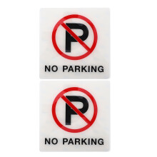2pcs No Parking Paint Acrylic Black For Streets And