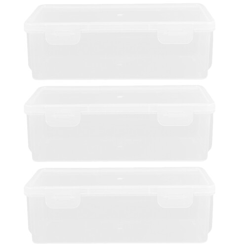 3pcs Bread Case Fresh Keeping Large Capacity For Kitchen 1