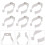 Raindrops  20 Pcs Clamp Bracket Light Tube Fluorescent Mount 3