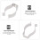 Raindrops  20 Pcs Clamp Bracket Light Tube Fluorescent Mount 7