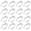 Raindrops  20 Pcs Clamp Bracket Light Tube Fluorescent Mount 2