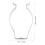 Raindrops  20 Pcs Clamp Bracket Light Tube Fluorescent Mount 6
