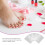 20 Sheets Impress On Nails Sticker Labels Self-Adhesive Tabs 7