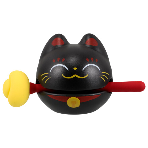 Wooden Fish Percussion Instrument Design For Playing Black