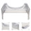 Pooping Stool Kids Toilet Stool Transparent Plastic 1pack 2