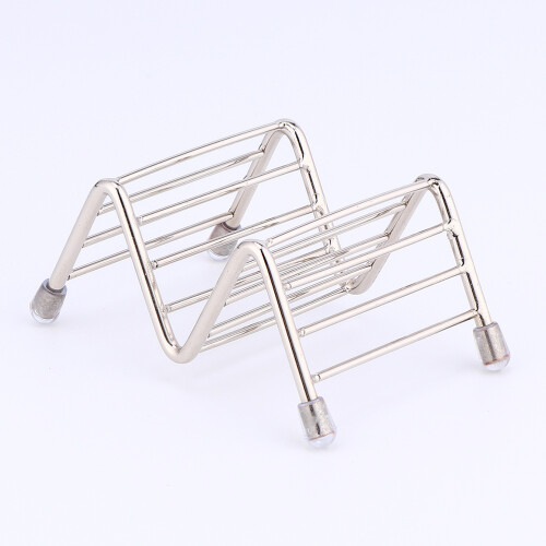 2Stk Taco Halter Aus Silberlinear Für Und Partys 2