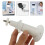 1pc 360 Aluminum Alloy White Universal 11