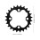 Raindrops Cycle Chain Sprocket Black Chromoly Steel 1pcs 3